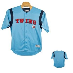 True Fan MLB‎ Minnesota Twins Baseball Jersey Mens Large